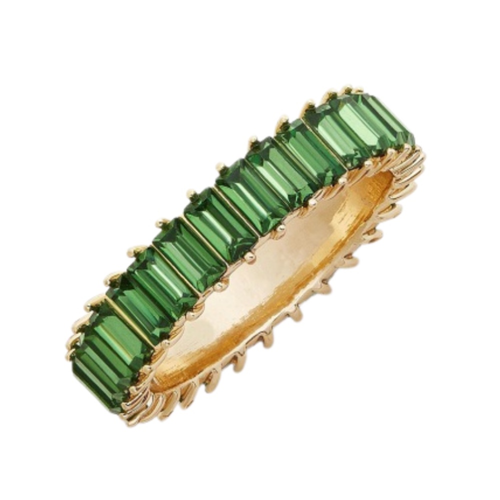 Emerald CZ Ring